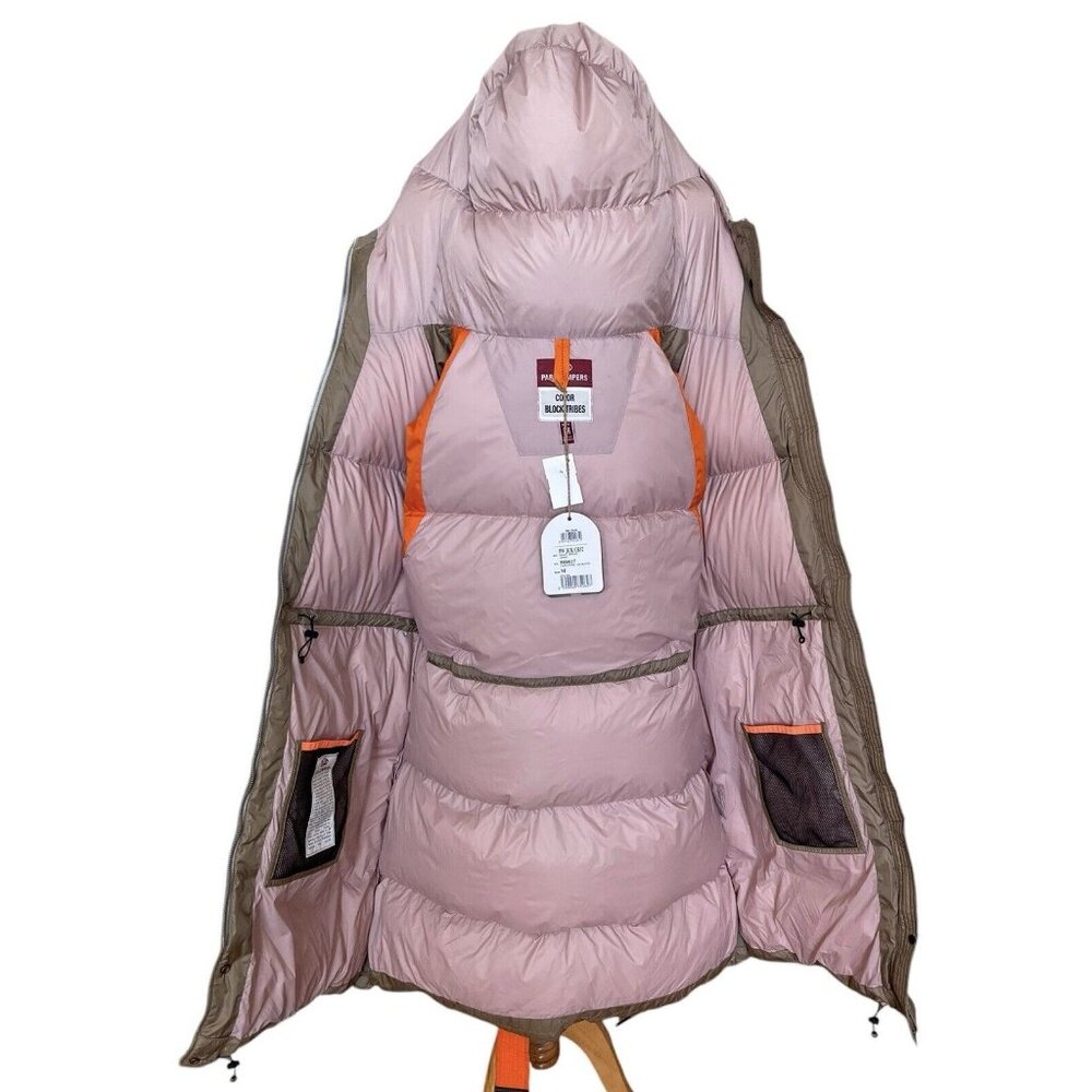 Jada Parajumpers Vest Womens Size Medium M Puffer Down Colorblock Tribes - Picture 8 of 16